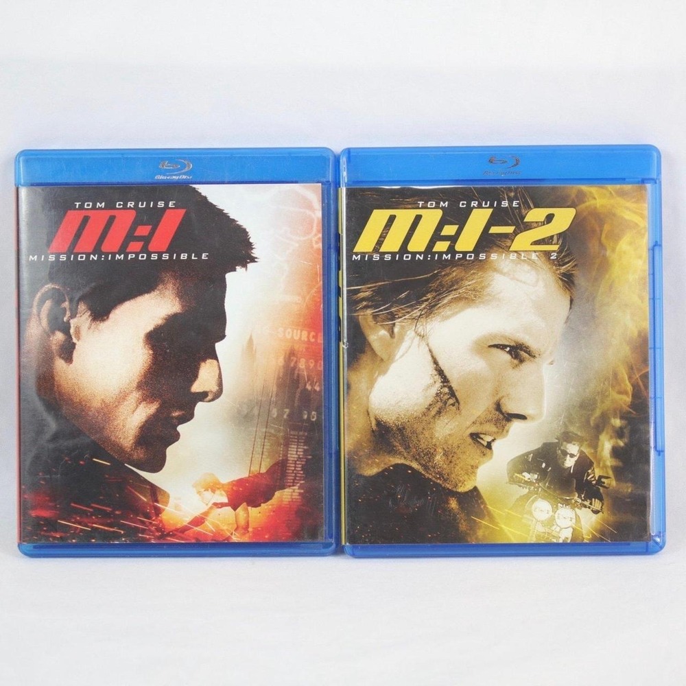 Mission Impossible 1 & 2 Blu-Ray DVD‎ Movie Bundle
